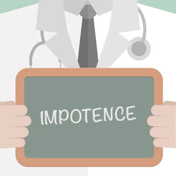 Medical Board Impotence — Stock Vector