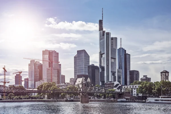 Skyline Frankfurt am Main — Stockfoto