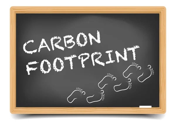 Tabule uhlíkové stopy — Stockový vektor