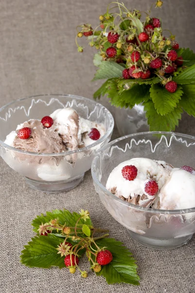 Helado con bayas — Foto de Stock