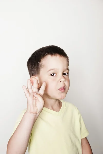 Vierjähriger Junge — Stockfoto