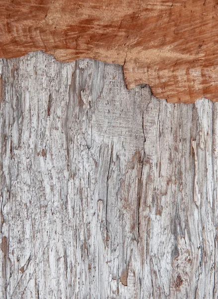 Staré dřevěné pozadí s prasklé dřevěné desky — Stock fotografie