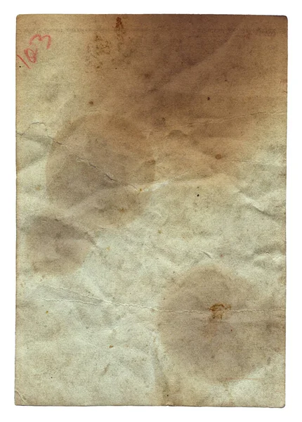 Old Vintage Rough Texture Retro Paper Burned Stains Scratches Background — Stock Photo, Image