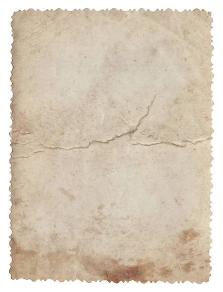 Old Vintage Rough Texture Retro Paper Stains Scratches Background Isolated — Stock Photo, Image