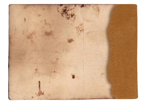 Старый Старинный Бумажный Фон Коричневой Натуральной Кожаной Текстурой — стоковое фото