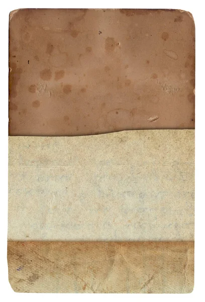 Old Photo Texture Stains Scratches Isolated — Stock Photo, Image