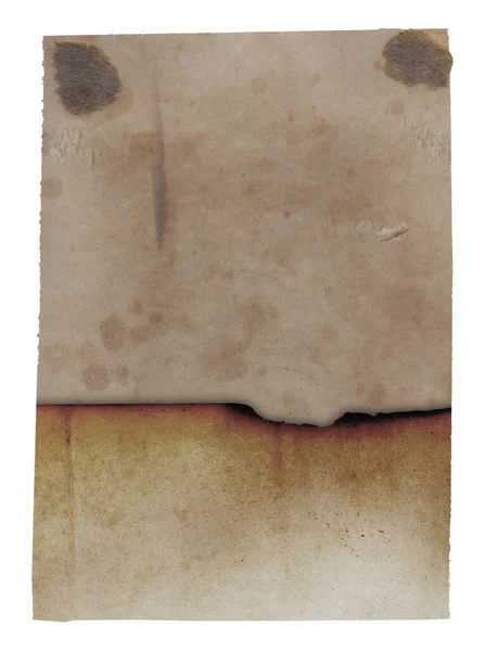 Oude Vintage Ruwe Textuur Retro Papier Met Vlekken Krassen Achtergrond — Stockfoto