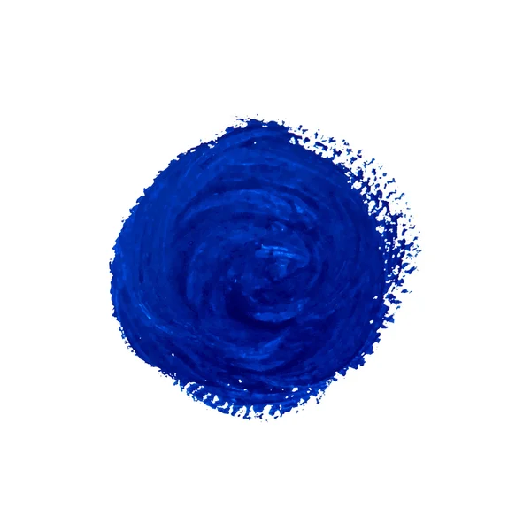 水彩画のブルーの円 — ストック写真