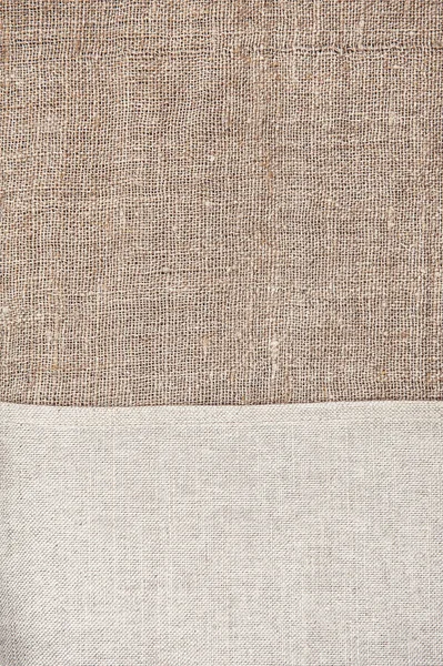 Sfondo di tela con panno di lino — Foto Stock