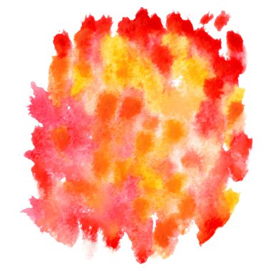 Kırmızı ve turuncu suluboya arka plan 