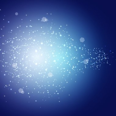 Kış mavi xmas vektör arka plan 