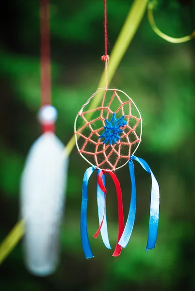 Güzel el yapımı dreamcatcher — Stok fotoğraf