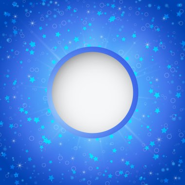 Kış mavi xmas vektör arka plan 