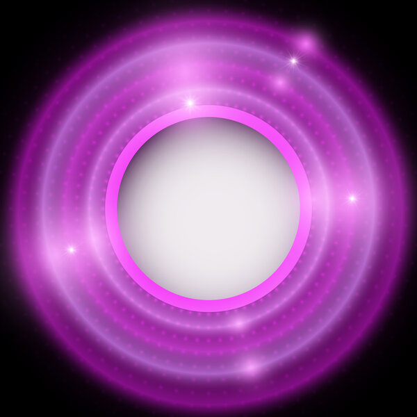 Абстрактный красный и фиолетовый фон с кругами
