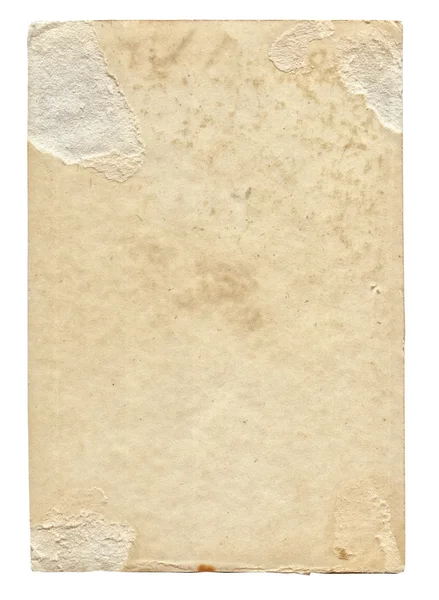 Vieille texture de papier photo avec taches et rayures — Photo