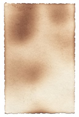 Eski fotoğraf kağıt dokusu ile lekeleri, çizikler ve kenarları yandı