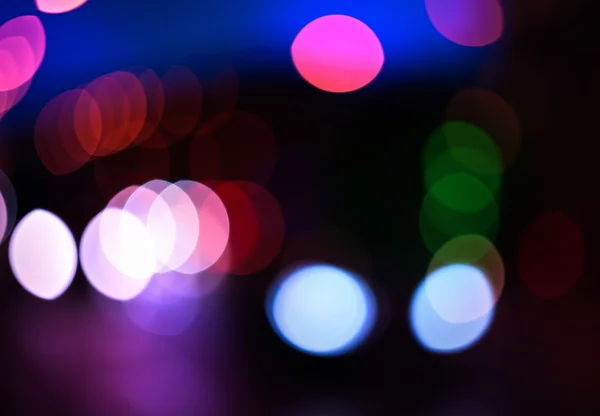 Bokeh color abstract background with defocused lights — Stock Photo, Image