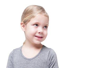 Güzel küçük kız izole bir şey mi arıyorsunuz 