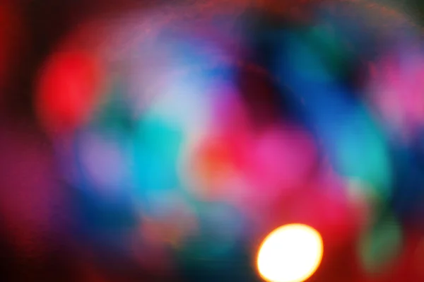 Abstract colorful background with defocused lights — Stock Photo, Image