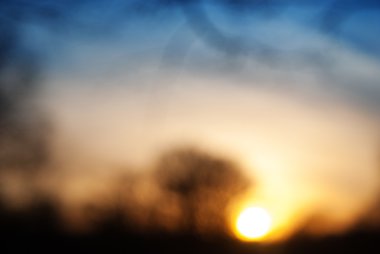 Bulanık soyut renkli doğa günbatımı arka plan 