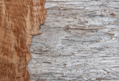 Eski ahşap arka plan ile kırık ahşap tahta