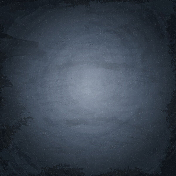 Blue blank chalkboard fon
