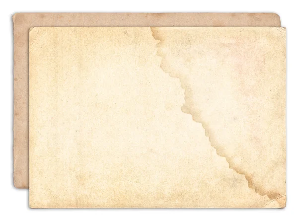 Vintage old paper texture isolated — Stock Photo, Image