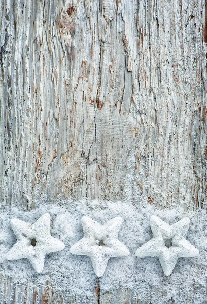 Fondo de Navidad en la madera vieja — Foto de Stock