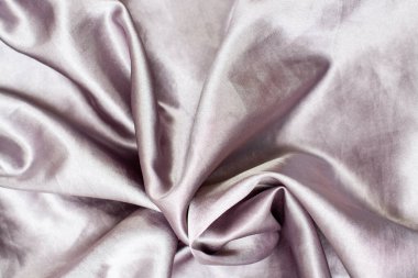 Gri zarif ipek kumaş kırışık. Doku, arkaplan.