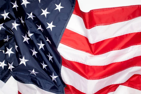 American Flag waving Background. Flag of the USA. Memorial Day. Independence Day 4th of July.