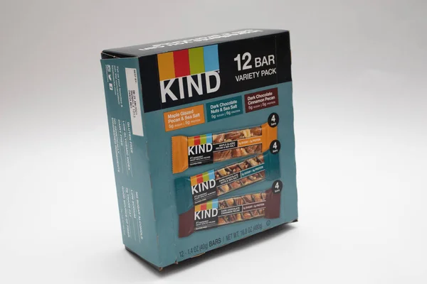 Box Kind Bars Nuts Spices Variety Pack Gluten Free New — Stock Photo, Image