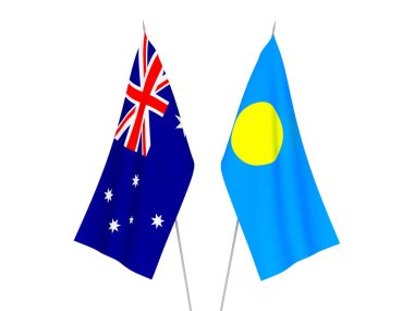 Avusturalya ve Palau bayrakları
