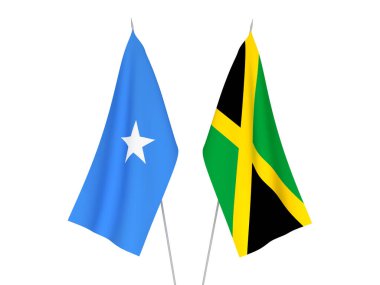 Somali ve Jamaika bayrakları