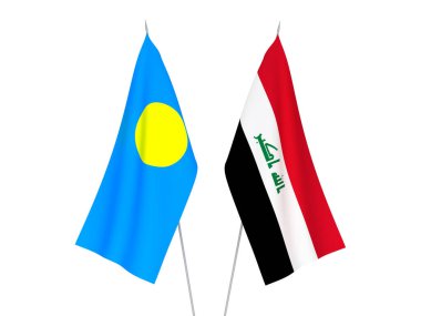 Irak ve Palau bayrakları