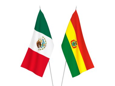 Bolivya ve Meksika bayrakları