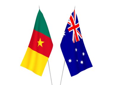 Avusturalya ve Kamerun bayrakları