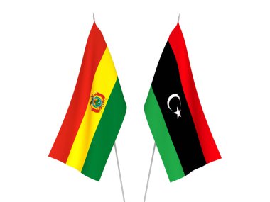 Libya ve Bolivya bayrakları