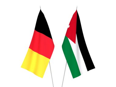 Belçika ve Ürdün Krallığı bayrakları