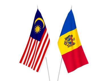 Malezya ve Moldova bayrakları