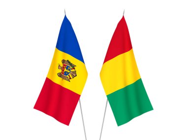 Gine ve Moldova bayrakları