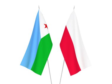 Cibuti Cumhuriyeti ve Polonya bayrakları