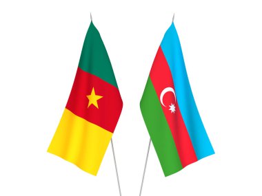 Azerbaycan Cumhuriyeti ve Kamerun bayrakları