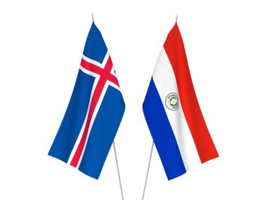 İzlanda ve Paraguay bayrakları