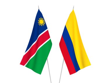 Kolombiya ve Namibya bayrağı