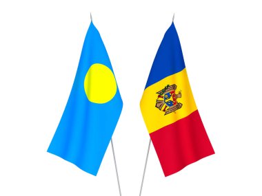 Palau ve Moldova bayrakları