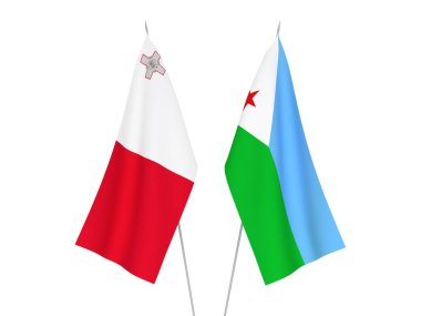 Cibuti Cumhuriyeti ve Malta bayrakları