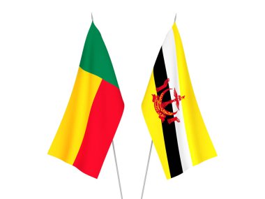 Benin ve Brunei bayrakları