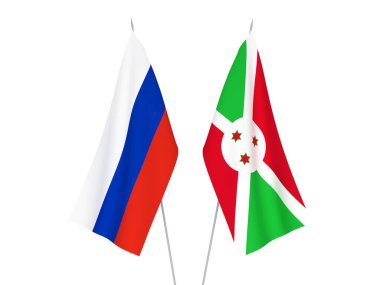 Rusya ve Burundi bayrakları