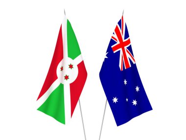 Avustralya ve Burundi bayrakları