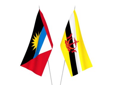 Antigua and Barbuda and Brunei flags